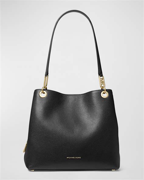 michael kors hinge bag|Michael Kors leather tote.